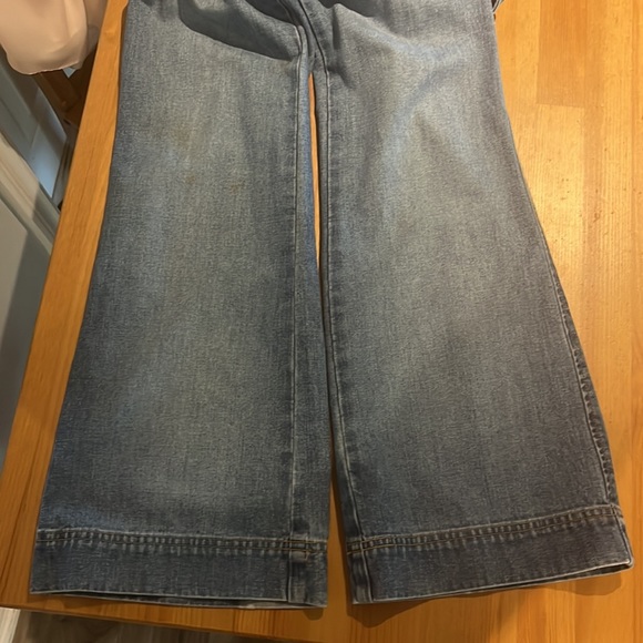 Vintage Jean genie lace up denim jumpsuit xs - Picture 7 of 8